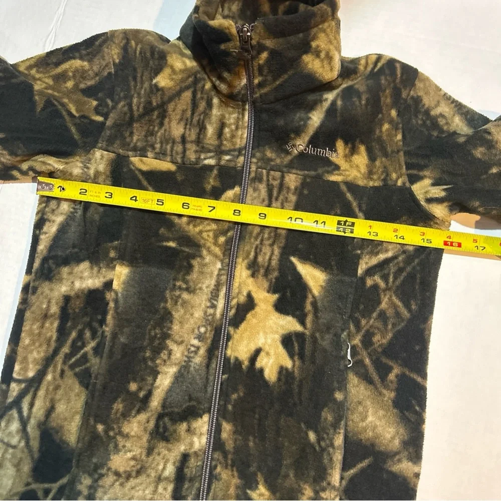 Columbia‎ Boys' Zing III Printed Fleece Jacket Timberwolf camouflage Sz 8